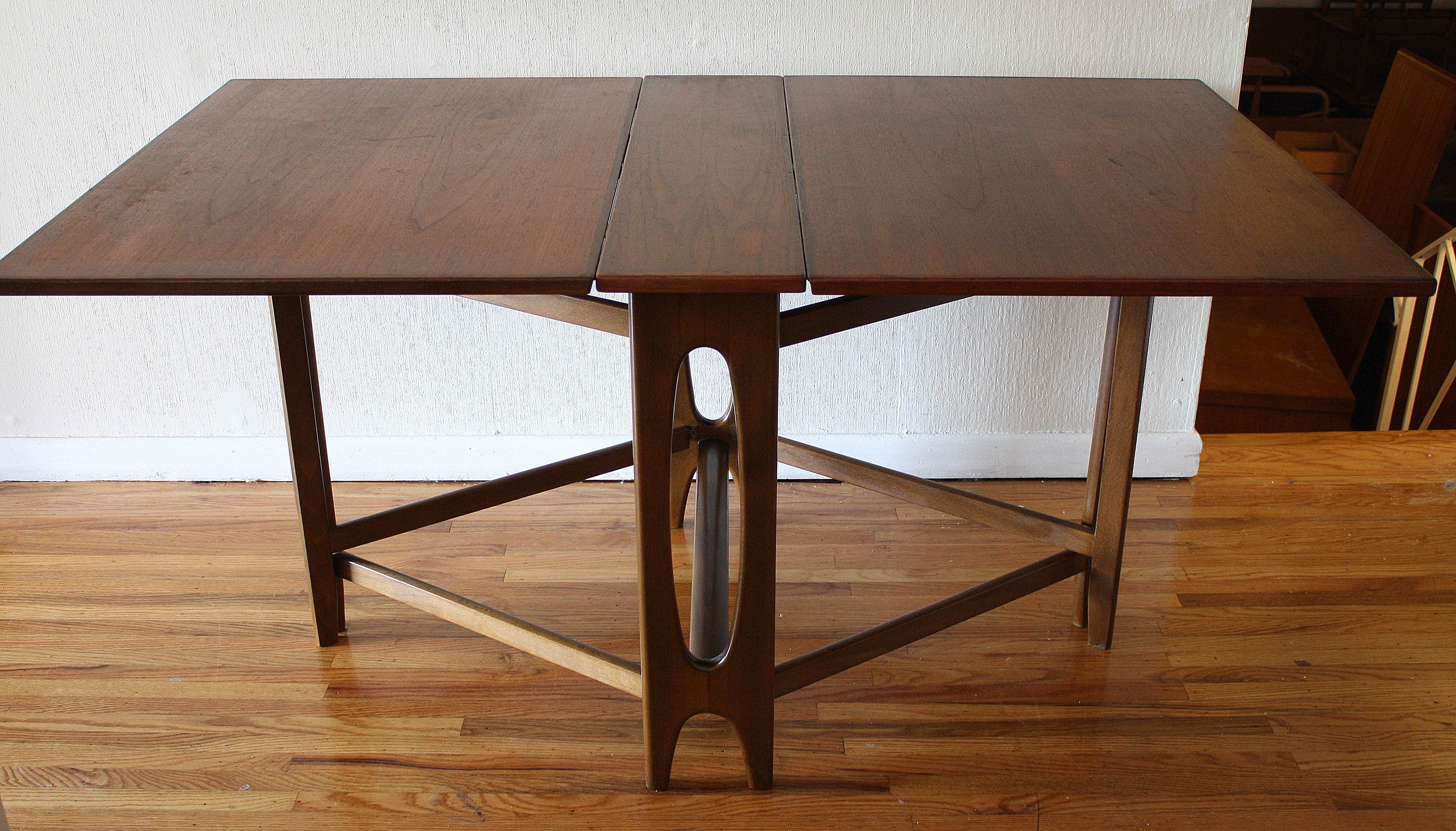 Danish folding dining table 2  Picked Vintage
