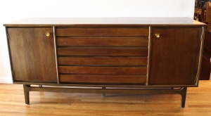 mcm credenza with streamlined drawers 1